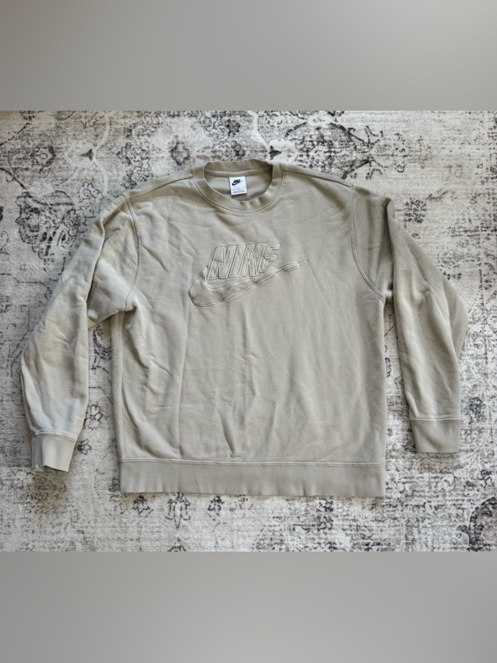 Nike Women’s Crewneck Sweatshirt in Light Taupe